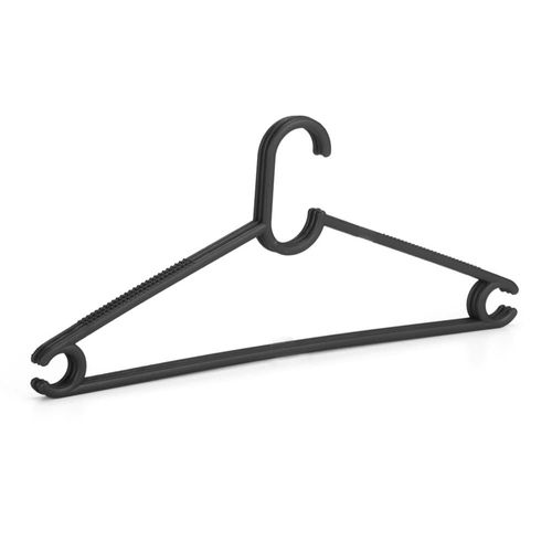 Conjunto 3 Cabides Dasplast Soft 0122/30 Preto