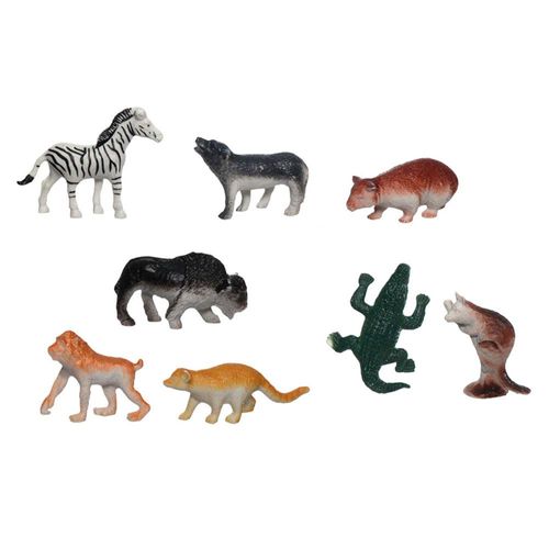 Kit Animais Selvagens 11 Peças Etitoys