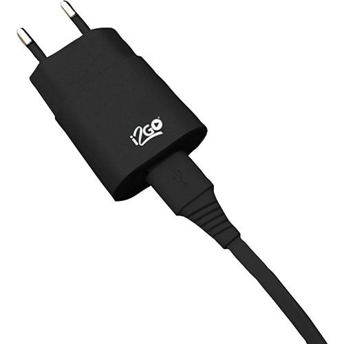 Kit Carregador Parede I2GO I2GKIT001BK Tipo-C Preto