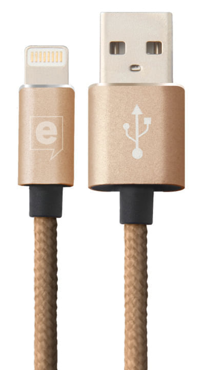 Cabo Premium Lightning 1.5m Easy Mobile Dourado