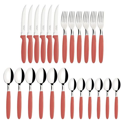 Faqueiro 24 Peças Ipanema Tramontina 23398/491 Goiaba