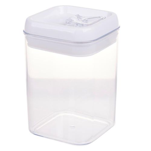 Pote para Mantimentos Hermético Quadrado 1L Casa do Chef