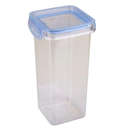 Pote Hermético Quadrado 1.2L Plasútil Azul