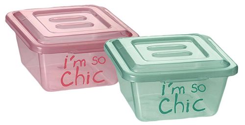 Pote FlipBox I m so Chic 200ml 9600 Xplast Sort