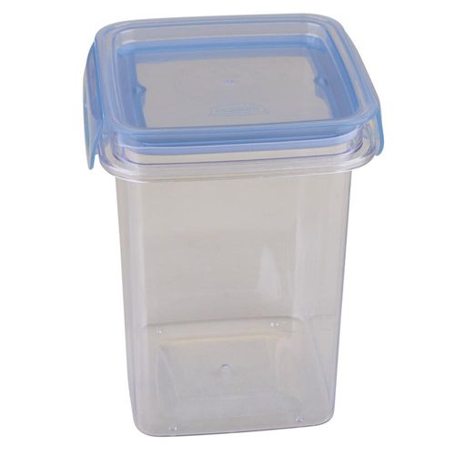 Pote Hermético Quadrado 830ml Plasútil Azul
