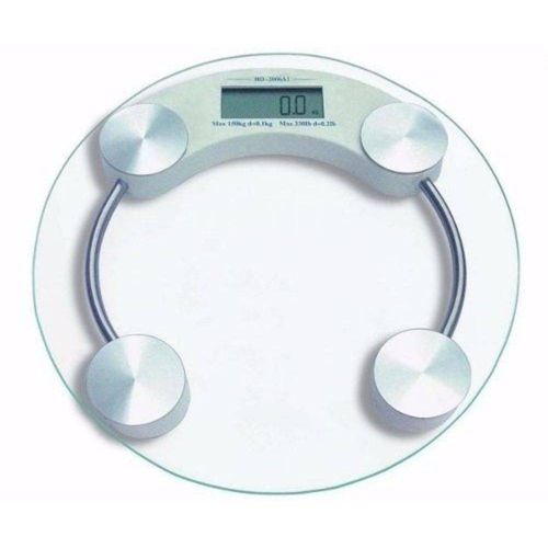 Balança Digital de Vidro 180kg Redonda Casita CA05016