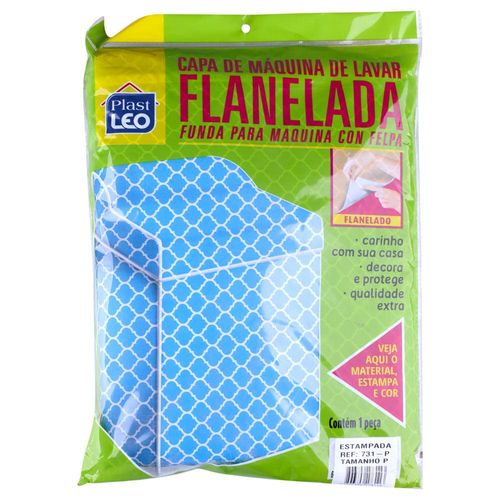 Capa para Máquina de Lavar Roupa Flanelada PlastLeo Sortida