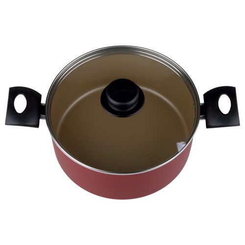 Panela Antiaderente Caçarola 22cm Turim Tramontina 20261/722 Vermelha