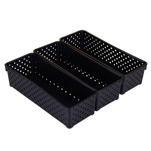 Conjunto 3 Cestos Organizadores 1.2L Mosaico Dasplast 1212