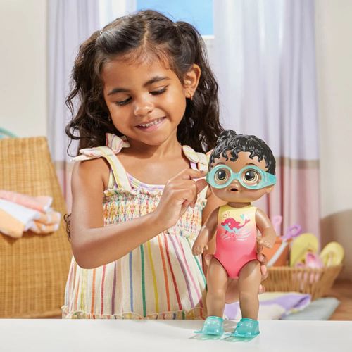 Boneca Baby Alive Sunny Swimmer Negra