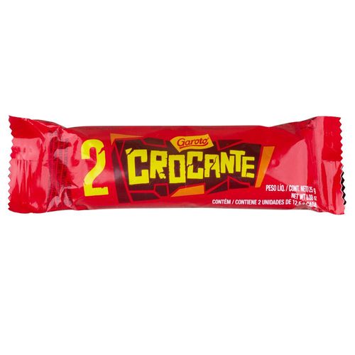 Barra de Chocolate Crocante Garoto 25g