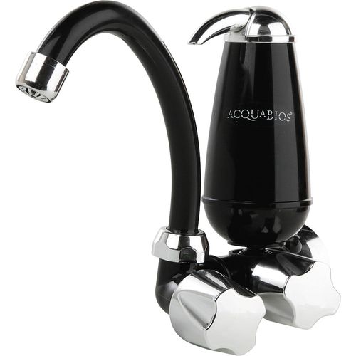 Torneira Móvel com Filtro BMP E05 Acquabios Preta/Cromada