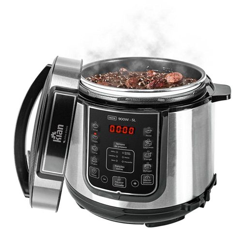 Panela de Pressão Elétrica 5L Kian PPE-101 Preta 127V