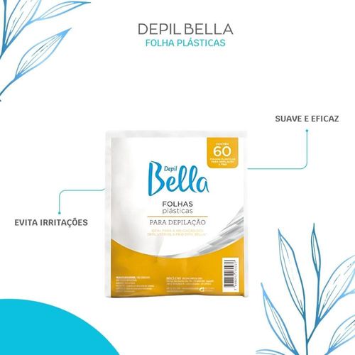 Depil Bella Folhas Plásticas Para Depilação 60un