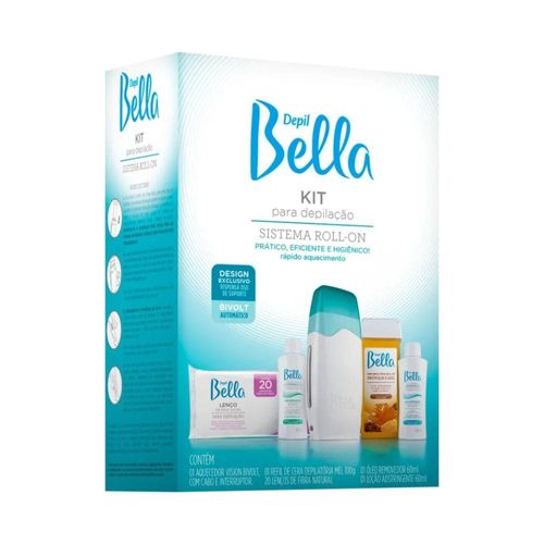 Depil Bella Kit Depilação Sistema Roll-on (5 Produtos)