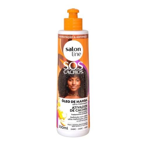Salon Line SOS Cachos Óleo de Manga Ativador de Cachos 300ml