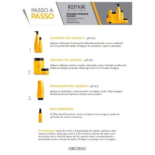 Aneethun Repair Máscara Pós Química 1000g