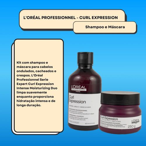 L'Oréal Professionnel Curl Expression Kit Shampoo e Máscara