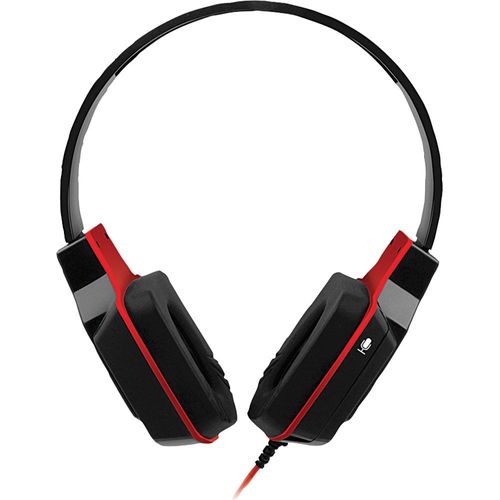 Headset Multilaser Gamer PH073 com Microfone Preto e Vermelho