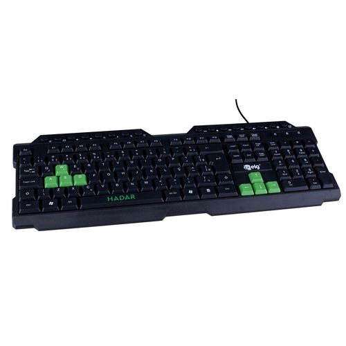 Teclado Gamer Hadar ELG Preto