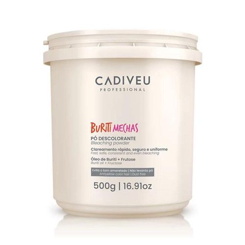 Cadiveu Buriti Mechas Kit 3 Pó Descolorante 500g