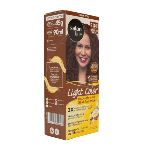 Salon Line Light Color 7.341 Doce de Leite Coloração