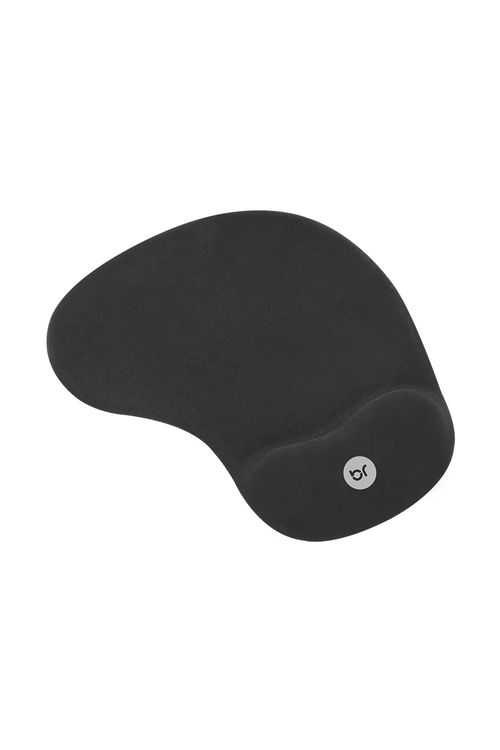 Mouse Pad Bright com Apoio para Punho de Gel Preto