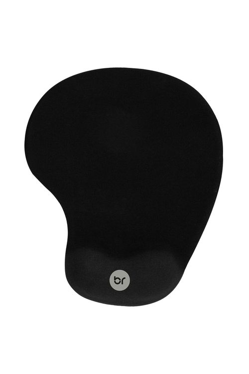 Mouse Pad Bright com Apoio para Punho de Gel Preto