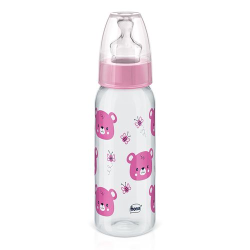 Mamadeira Fiona Desenhos Rosa 240ml