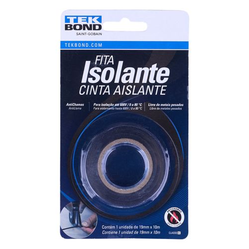Fita Isolante 10m Tek Bond Bricolagem