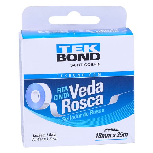 Fita Veda Rosca Tek Bond Fácil Aplicação