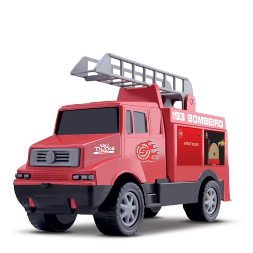 Carro Mini Truck Bombeiro Samba Toys 073