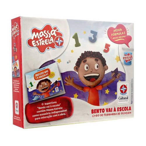 Super Massa com Livro Bento Vai a Escola Estrela