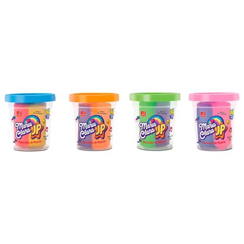 Massinha Maria Clara e JP Unitária 3 cores Divertoys