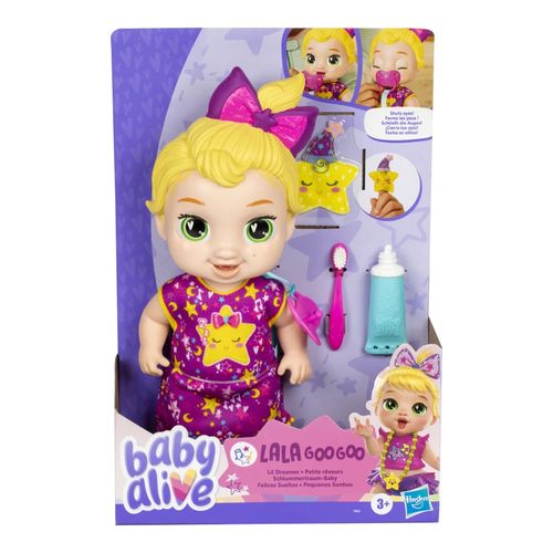 Boneca Baby Alive Soninho Loira Lala Hasbro