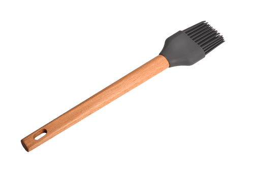 Pincel de Silicone com Cabo de Madeira Casa do Chef Oak