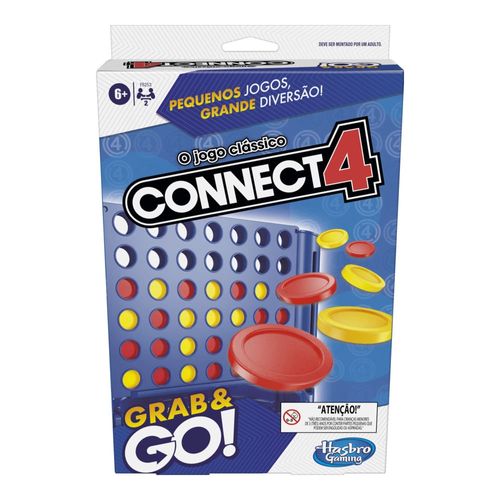 Jogo Connect 4 Grab And Go Hasbro F8253