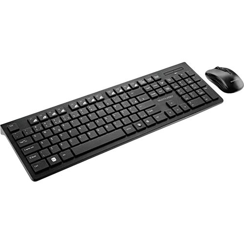 Teclado e Mouse sem Fio Multilaser Multimídia TC212
