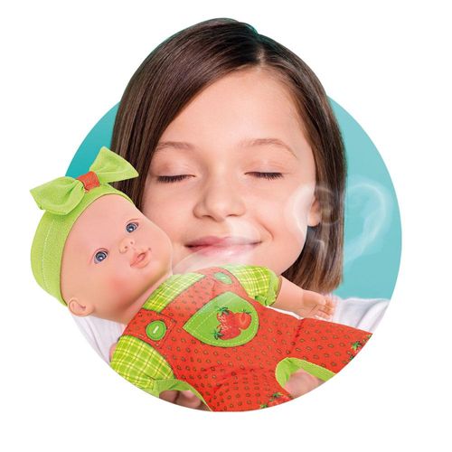 Boneca Soft Flavors Cheirinho de Morango Milk Brinquedos 644