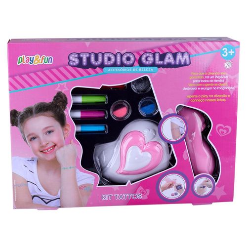 Kit Tattos Acessórios de Beleza Studio Glam Play&Fun