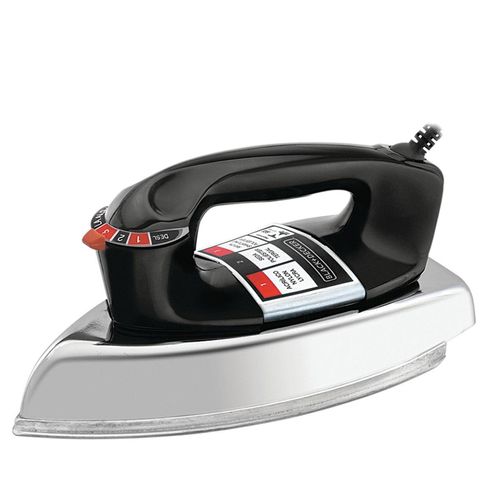 Ferro Seco Black & Decker com Base de Alumínio VFA-1110 Preto Prata 220V
