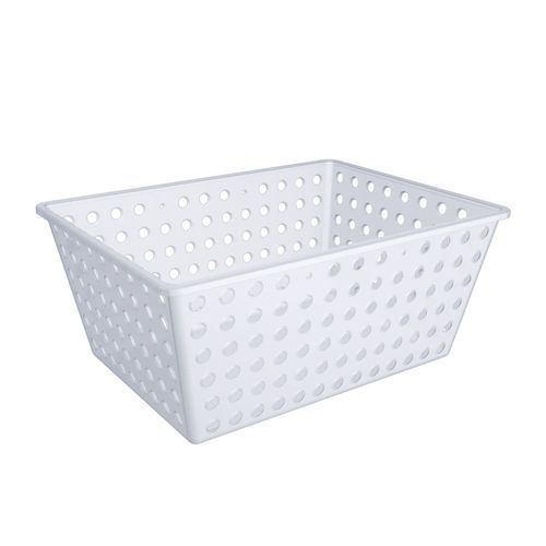 Cesta Organizadora Coza One Max em Plástico Cristal 16x29x38cm