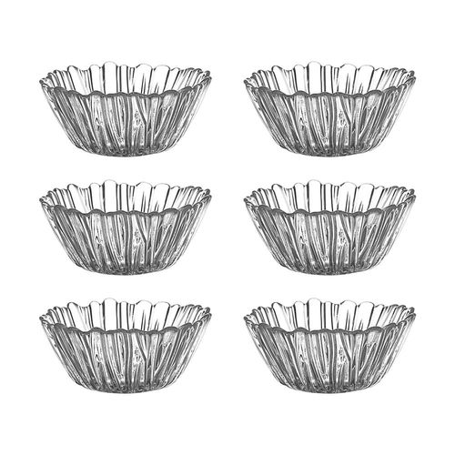 Conjunto de Bowls de Vidro Pasabahce Aurora 6 Peças