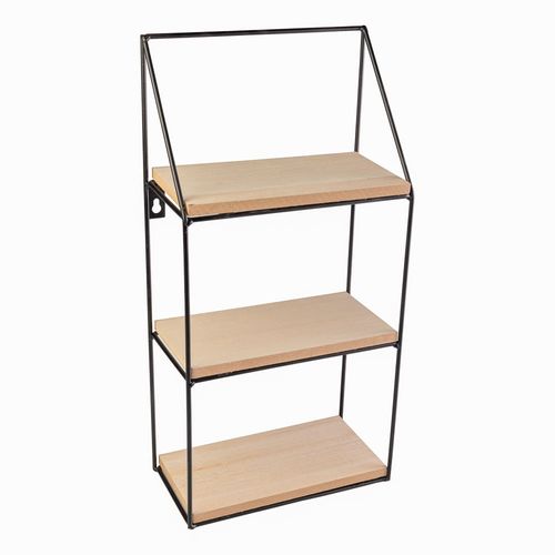 Prateleira Tripla Le 20x10x40cm Metal/Mdf