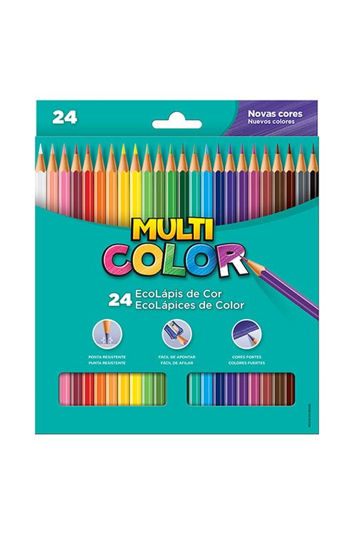 Lápis de Cor Faber-Castell Multicolor Super 24 Cores