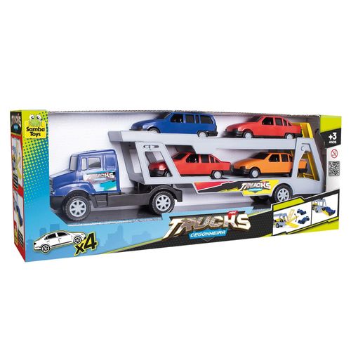 Caminhão Cegonheira Samba Toys Mini Truck - Item Sortido