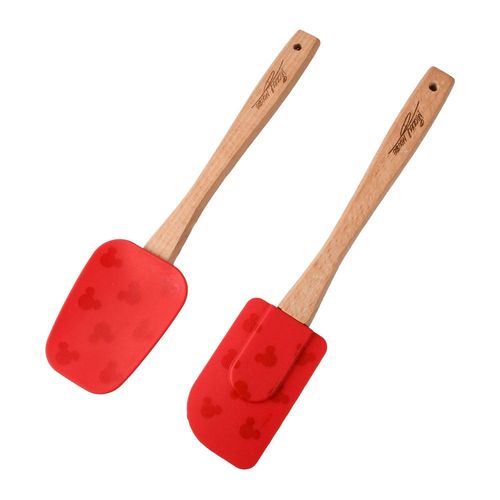 Espátula Silicone Cabo Madeira Mickey Disney Sortido