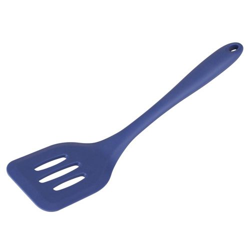 Espátula Vazada de Silicone Casa do Chef Easy Azul