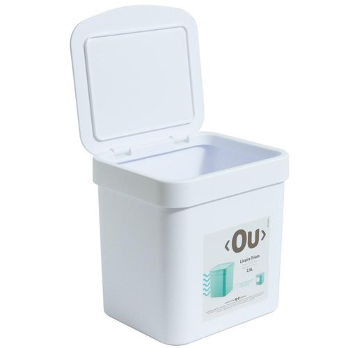 Lixeira 2.5L Ou Trium Branca
