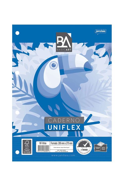 Refil para Fichário Jandaia Branco 96 Folhas